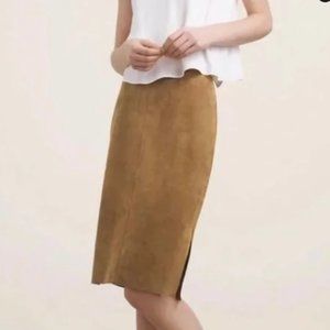 Wilfred Midi Skirt (Brown/Tan)